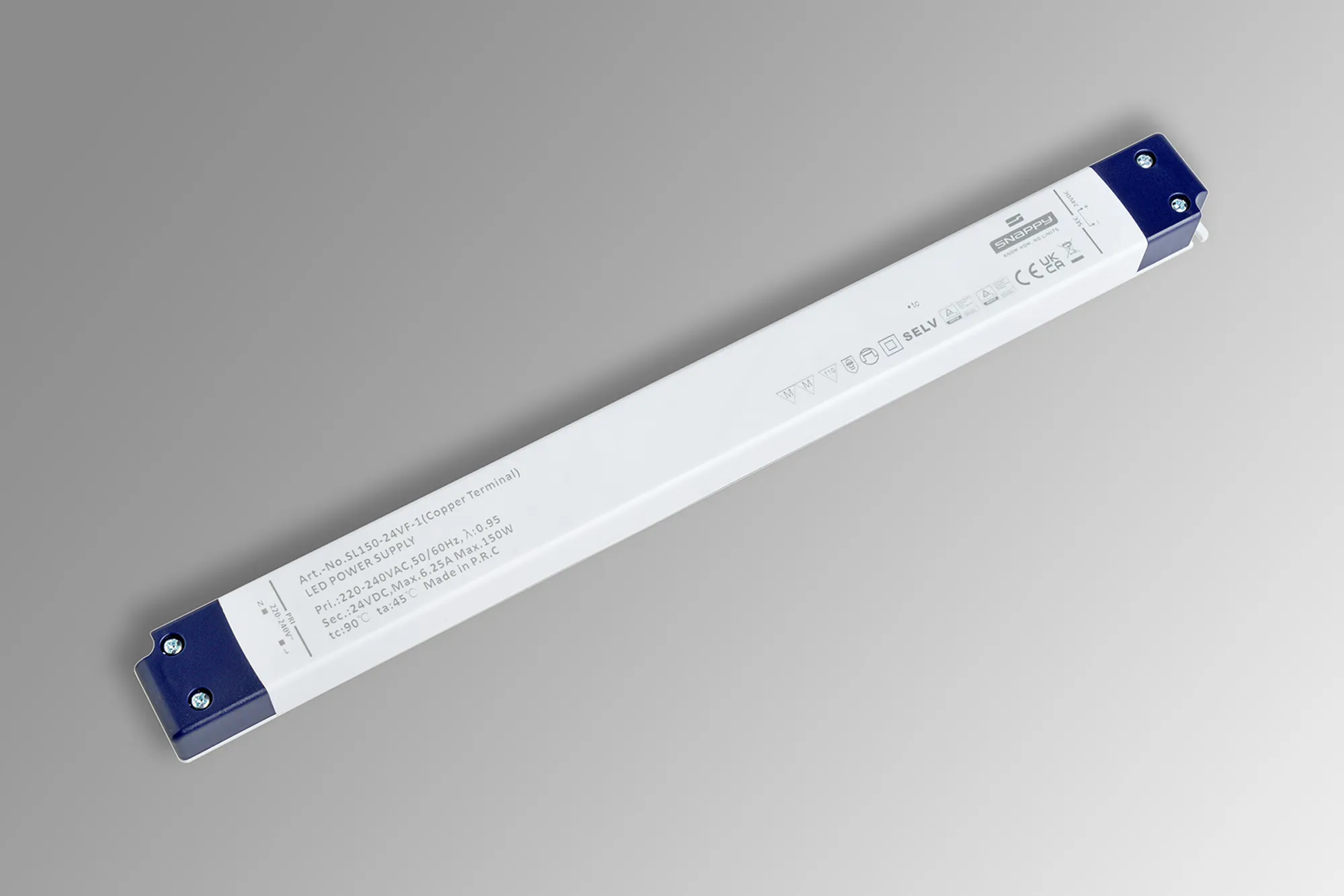 IP20 Slim 24V Non-Dim Drivers Snappy Fixed output Driver